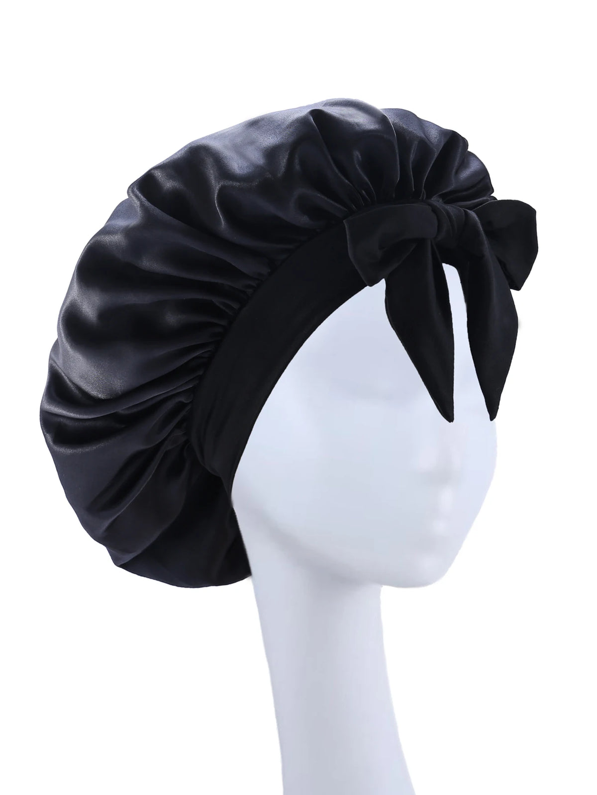 2026 New Silk Bonnet Sleeping Womens Satin Bonnet Hair Night Sleep Cap Tie Band CurlyHat Scarf Wrap Curly Hair Bonnets Beauty
