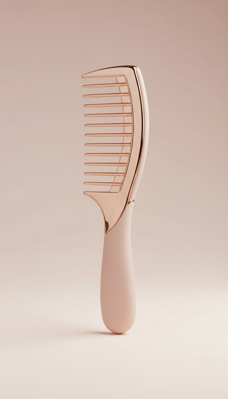Rose Gold Detangling Comb